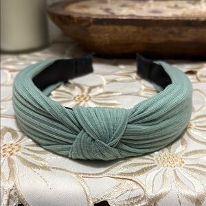 Chic Teal Knotted Headband